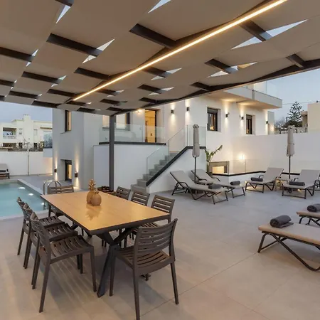 Villa Solaire - With 2 Private Pools & Sauna Sfáka